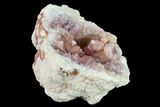 Sparkly, Pink Amethyst Geode Half - Argentina #170167-2
